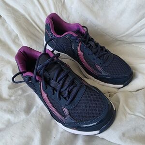 Ryka Navy and Pink Women's Athletic Sneakers